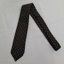 Oscar De La Renta Necktie Men&#39;s Tie Brown Blue 2.75 Inch Vintage - £11.68 GBP