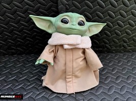 Star Wars Mandalorian The Child Baby Yoda Grogu Talking Plush Hasbro F1115 - £18.76 GBP