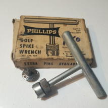 Vintage Phillips Golf Spike Wrench and Pin In Box - £4.69 GBP