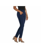 Belle by Kim Gravel Velvet Trim Ponte Slim Pants Twilight Size 22, A343335 - $305.44 MXN