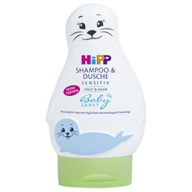 HiPP Organic Shampoo &amp; Shower Sensitive - Made in Germany-200ml-FREE SHIPPING - £11.72 GBP