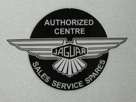 Large Jaguar Sales Service Spares Wings Emblem Wall Sign man cave - £67.90 GBP