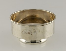 Argento Sterling Ciotola Con Bronzo Napoleone Matrimonio Medaglietta Fondo - $525.14