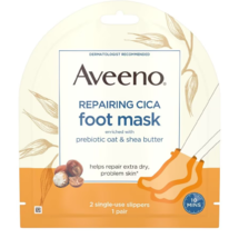 Aveeno Repairing Cica Moisturizing Foot Mask With Oat 2.0ea - £26.33 GBP