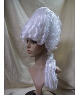 White Marie Antoinette Wig Duchess French Queen Historical First Lady Wa... - $753.01 MXN