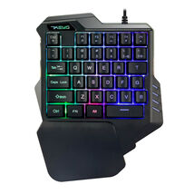 One-Handed Mechanical Gaming Keyboard RGB Backlit Mini Keypad Controller - $34.99