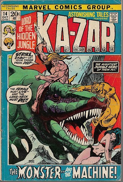 Astonishing Tales #14 (1972) *Bronze Age / Marvel Comics / Featuring Ka-... - $2.00