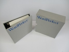 Vintage IBM Word Perfect Manual Guide Binder 1988 Good Condition - £9.83 GBP