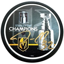 Jonathan Quick Autographed Stanley Cup Vegas Golden Knights Signed Puck ... - $84.96