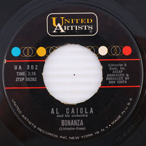 Al Caiola - Bonanza / Bounty Hunter - 1961 45 rpm 7&quot; Single Vinyl Record UA 302 - £4.97 GBP