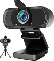 Webcam 1080p Webcam with Microphone USB Web Camera 110 Wide View Plug and Play C - £38.68 GBP