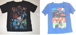 DC Comics Justice League Toddler Boys T-Shirts Size 18M, 24M,4T and 5T NWT - £7.18 GBP