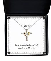 You are The Queen of My Heart and I Will Always Treat You Cross Dancing Necklace - £39.65 GBP