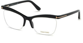 Brand New Authentic Tom Ford Eyeglasses FT TF 5540 001 55mm Black TF5540 - £106.82 GBP