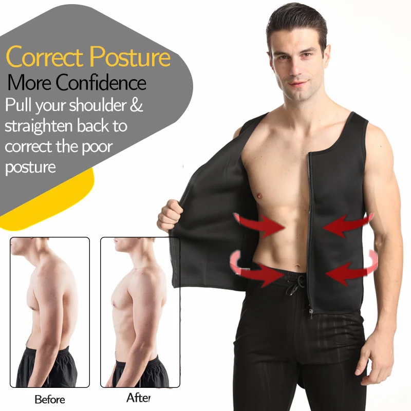 Dy shaper vest waist trainer double belt sweat corset top fitness burn abdomen slimming thumb200