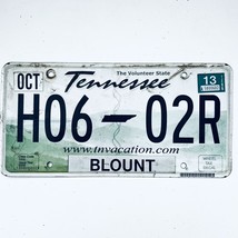 2013 United States Tennessee Blount County Passenger License Plate H06 02R - $16.82