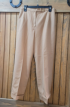 Vintage Pendelton Women&#39;s Size 12 Tan Brown Dress Pants 100% Virgin Wool... - £12.86 GBP