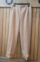 Vintage Pendelton Women&#39;s Size 12 Tan Brown Dress Pants 100% Virgin Wool... - £12.73 GBP