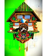 Little Elk &amp; Cow Wind-Up Novelty Clock, Cuckoo Clock Shop Items - $68.31