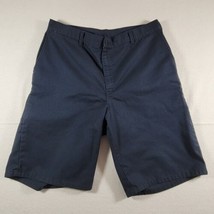 Dickies Shorts Men's Blue Adult Casual Flat Front Zipper Closure Size 36 Waist - $14.96