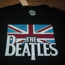 Vintage Style The Beatles British Flag T-Shirt Mens Medium New w/ Tag - £15.68 GBP