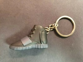 Vending Mini HighTop Tennis Shoe 3D Keychain Charm Black Shoe           240 - £6.36 GBP