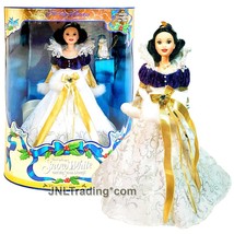 Year 1998 Disney Holiday Princess 12 Inch Doll - SNOW WHITE with Bunny O... - £58.72 GBP