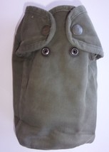 1973-1987 FRENCH MILITARY GREEN COVER WATER CANTEEN POUCH INSULATED PARI... - $19.43