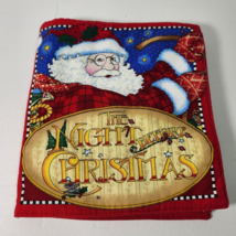 Mary Engelbreit The Night Before Christmas Cloth Fabric Book Santa Compl... - £8.00 GBP