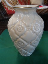 Beuatiful Collectible LENOX Floral Design VASE-Made in USA..RARE..10&quot; - $27.31