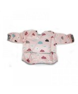 Baby Plastic Bib Apron Waterproof Pink - £12.07 GBP
