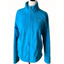 Mountain Hardwear Womens Full Zip Long Sleeve Fleece Jacket Turquoise Large - £35.35 GBP