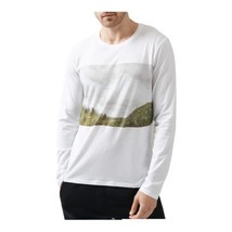 ATM Classic Jersey Long Sleeve Crew Neck Tee Graphic Print XL Mens New - $43.46