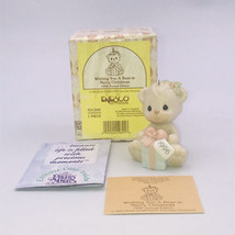 1996 Precious Moments Ornament Wishing You A Bear-ie Merry Christmas 531... - $9.49