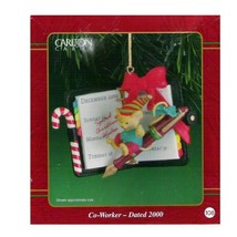 Carlton Cards Heirloom Ornament Co-Worker Dated 2000 #CXOR-013C - $19.99