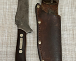 Schrade Old Timer Model 150T Deerslayer Knife w/ Leather Sheath ~ Vintage! - $38.69