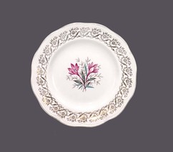 British Anchor Pottery 6001 dinner plate. Pink florals, filigree made England. - £26.53 GBP