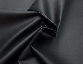 Ultraleather Black Faux Leather Pleather Auto Yacht Rv Fabric By The Yard 54&quot;W - £23.94 GBP