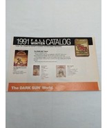 TSR Advanced Dungeons And Dragons 1991 Fall Winter Catalog - $30.55 CAD
