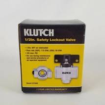 Klutch Safety Lockout Valve - 1/2in. NPT 145 PSI New - $16.23