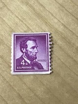Liberty Series Abraham Lincoln 4 Cent Stamp Coil Uncirculated Rare - £63.93 GBP