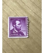 Liberty Series Abraham Lincoln 4 Cent Stamp Coil Uncirculated Rare - $80.00