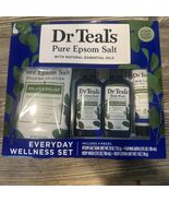 Dr Teal&#39;s Everyday Wellness Set - Eucalyptus 4Pc Bath  Epsom Salt. - €10,11 EUR