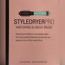 Calista Style Dryer Pro Hair Drying Blowout Brush (Agave Blue) 1” - £26.86 GBP
