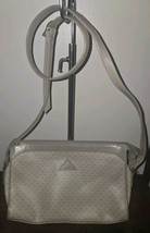 1984 Liz Claiborne Accessories Vinyl &amp; Leather Signature Pyramid Crossbody - £20.23 GBP