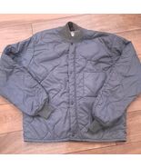 USAF Air Force Flyers CWU-9/P Quilted Jacket Liner Medium Green Vintage ... - $1,058.65 MXN