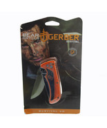 Gerber Bear Grylls Survival Folding Knife, Drop Point, 3In, Orange - $39.59