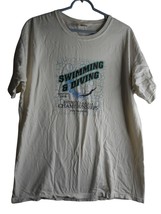 Swimming &amp; Diving 2018 Graphic T Shirt Sz L  Cotton Comfort Colors preowned - $21.99