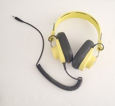 Leapfrog Schoolhouse Over Ear Headphones by Califone Yellow Adjustable Kids WORK - $14.84