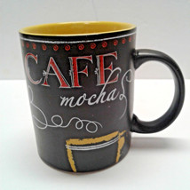 Starbucks Coffee Mug Cafe Mocha Espresso 12 oz 2007 Chalkbord Series - £11.95 GBP